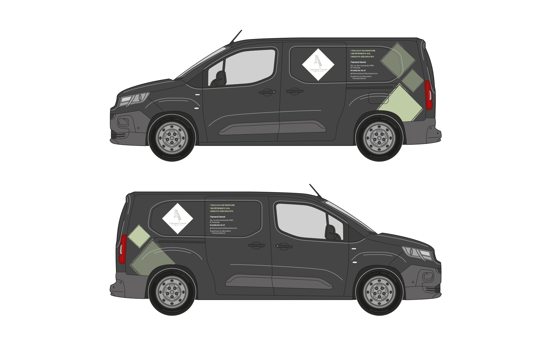 FLAMAND VECHICULE 2MOCK UP