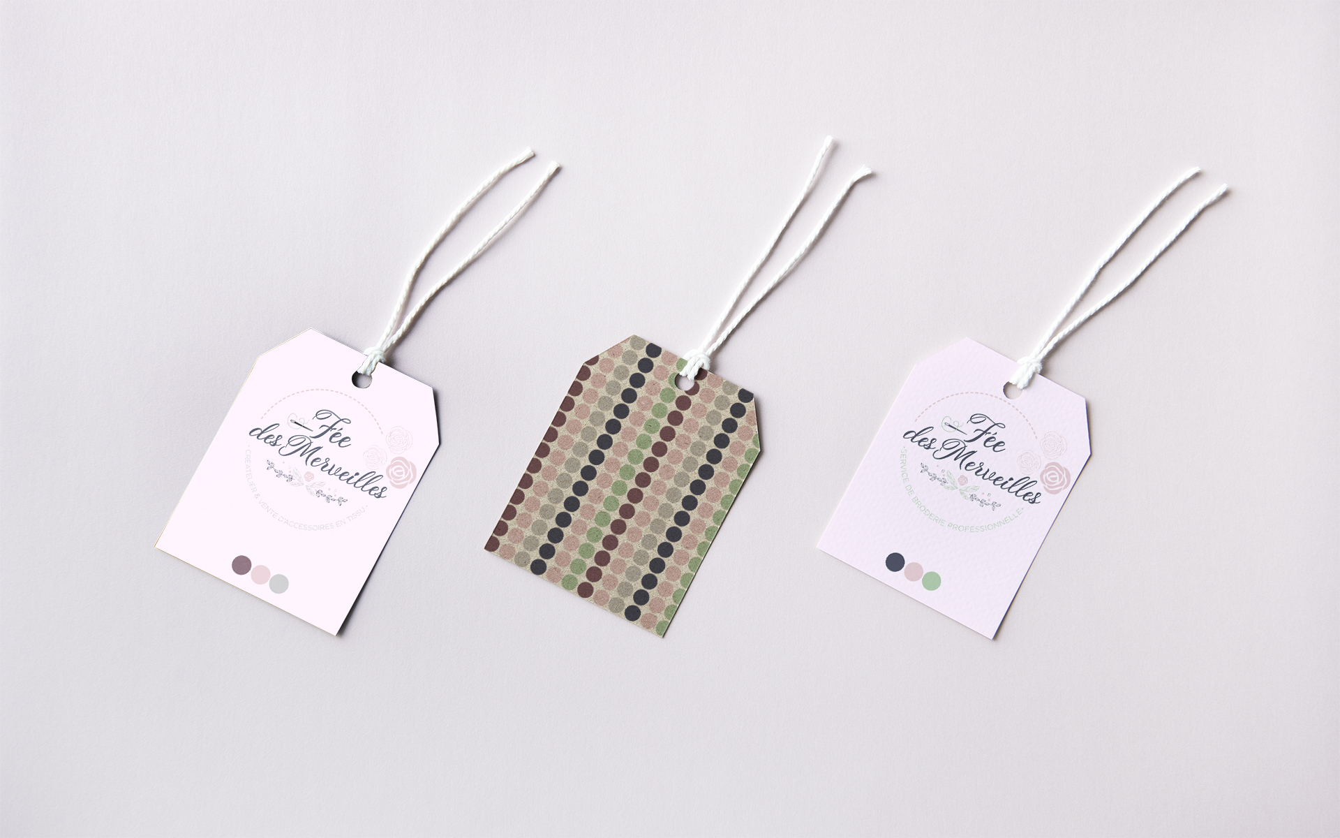 FÉE DES MERVEILLES ETIQUETTES MOCK UP