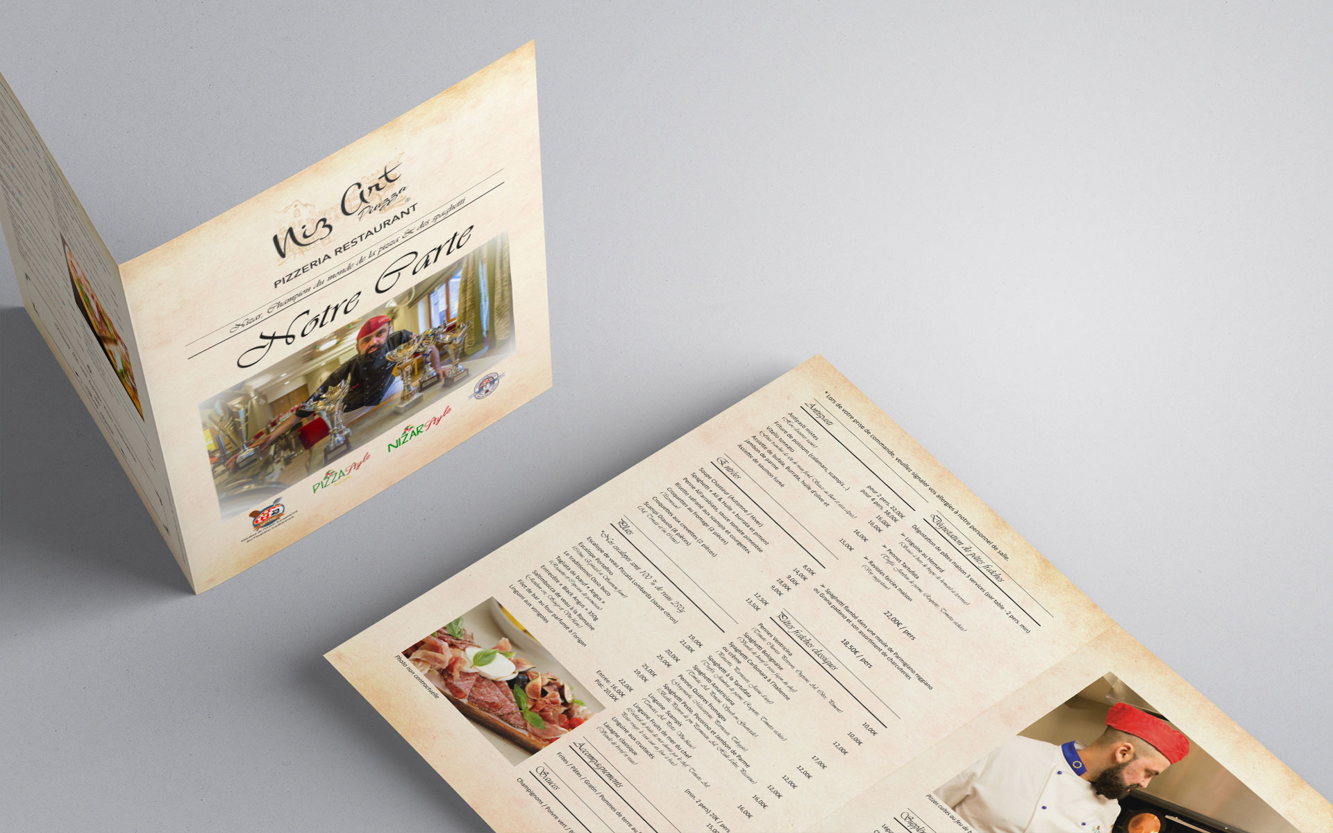 NIZART MENU