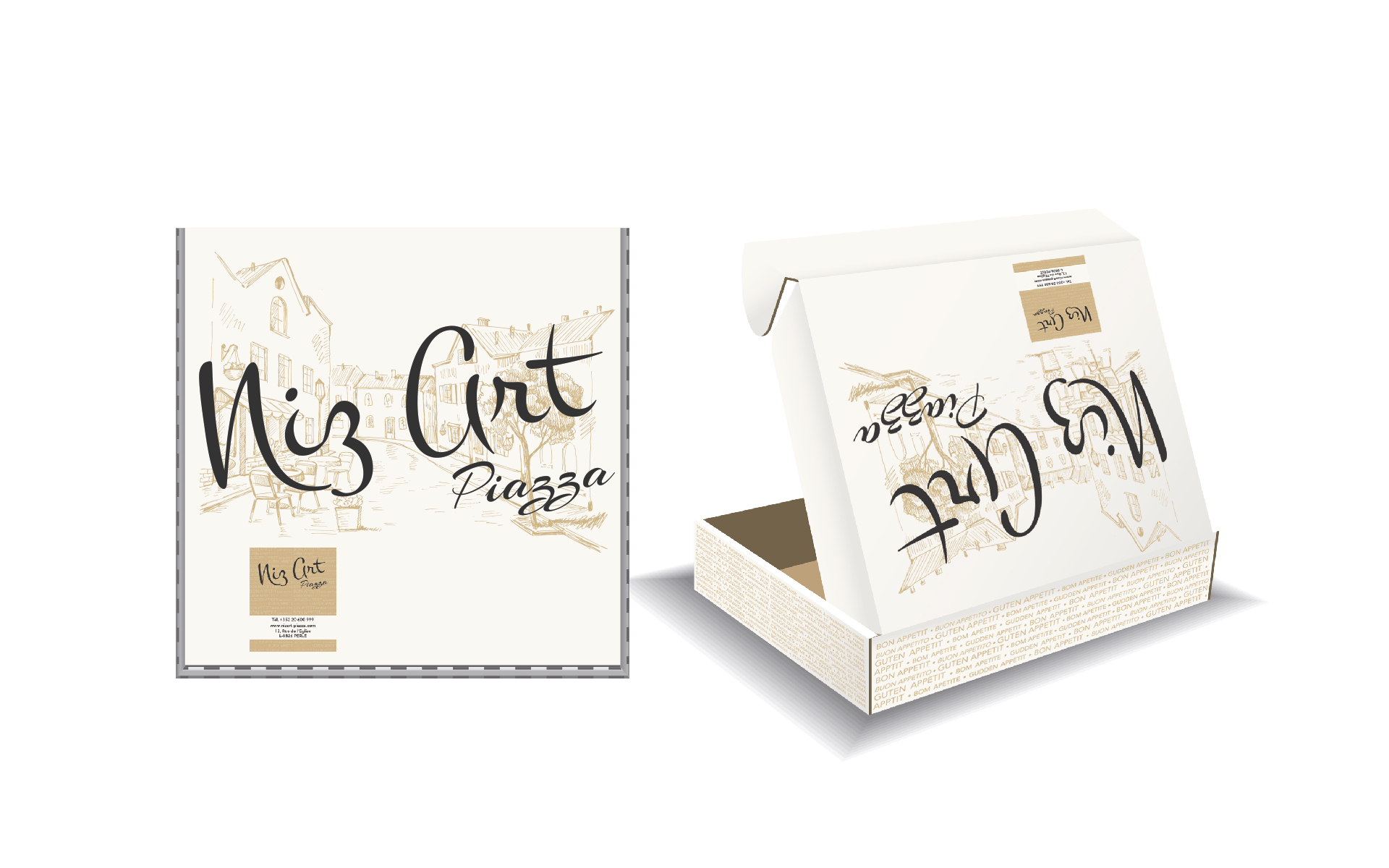 boite pizza nizart. 3eps